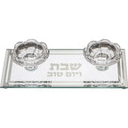 פמוטי זכוכית - דגם נילי