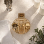 havdalah-set-gold - overhead view