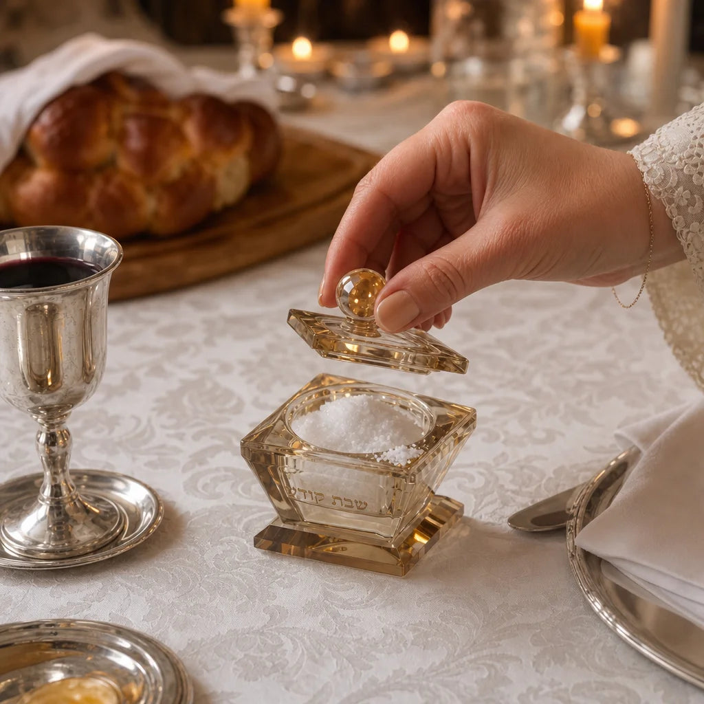 salt-shaker-crystal-gold - in use